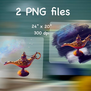 Tarjeta IMPRIMIBLE Cartoon Aladdin's Magic Lamp//Imprimir archivos /Best Friends Clipart /Cartoon DIY Gift/ Dibujo del autor/ Clipart de dibujos animados