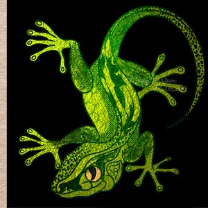 Voor reptielenliefhebbers AFDRUKBARE Card Lizard clipart, png en jpeg bestanden digitale INSTANT DOWNLOAD