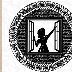Citazioni di Peter Pan/ Conosci quel posto tra sonno e veglia dove sogni sempre / Svg,Dxf, EPS,PNG, file digitali Jpeg