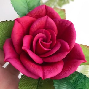 Lot de 3 moules 3D en silicone en forme de rose,Moule à gâteau en