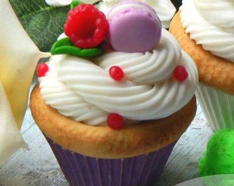 Cupcake Macaroon Silicone Mold, Soap, Resin, Polymer Clay