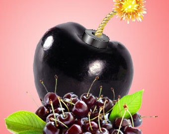 Olejek zapachowy Black Cherry Bomb, do produkcji świec i mydła, skoncentrowany zapach