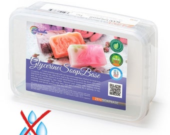 Low Sweat Transparent Melt and Pour Soap Base, SLS Free Crystal, Soapmaking Supplies - ArinKaSoap