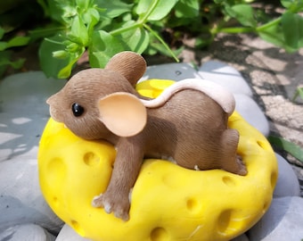 3D Mouse on Cheese Silicone Mold, Soap & Candle Making
