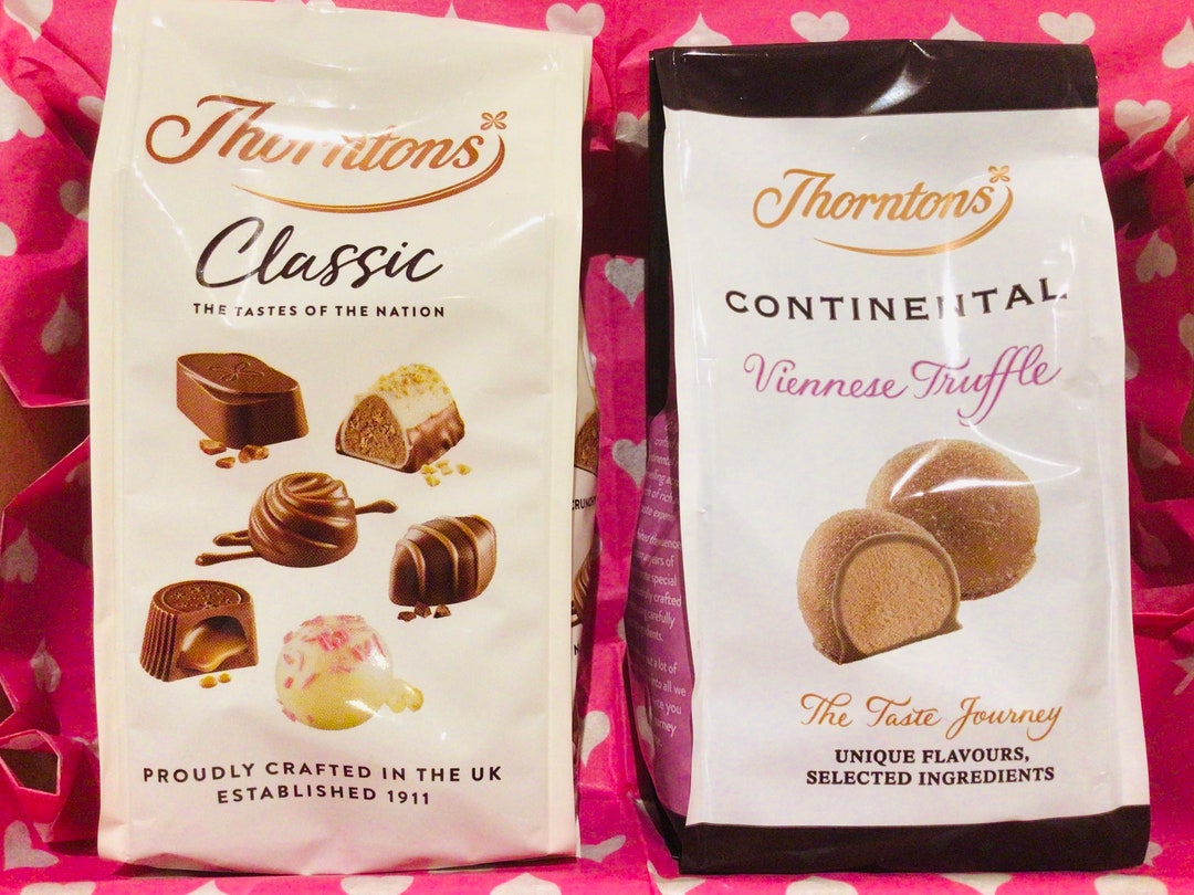 THORNTONS CHOCOLATE GIFT Box Contains Assorted Classic and Etsy UK