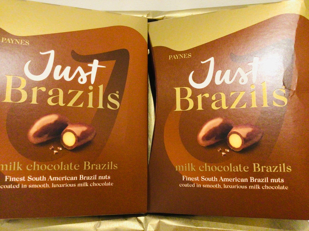 Just Brazils Gift, Contains Paynes chocolate Just Brazils Finest South America Milk Chocolate