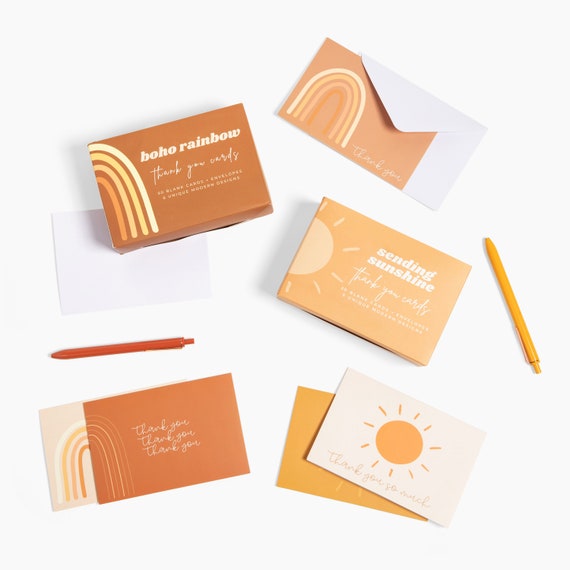 Best Paper Greetings Thank You Cards Envelopes 48 Pack 4x6 Floral Cross Design 4 X 6 In