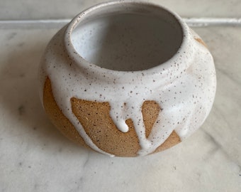 Small Ceramic Vase  | Tea Light | Handmade Candle Holder | Succulent Vase | Airplant Dish