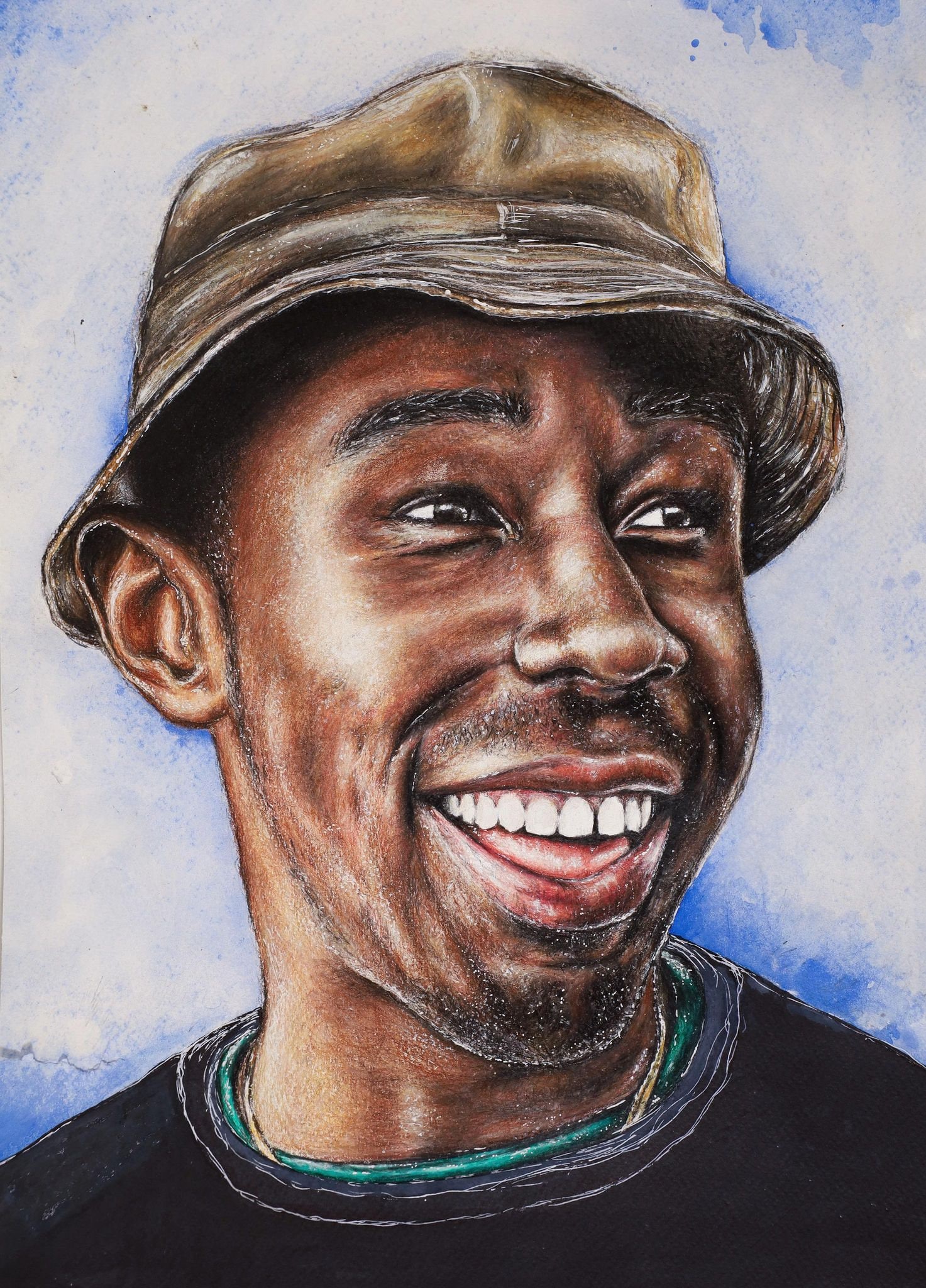 Tyler, The Creator Original Art Colour Pencil Portrait Drawing Etsy 日本