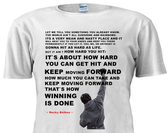 Rocky Name Repeat Adult T Shirt Classic Movie