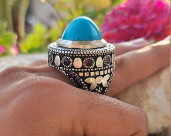 [韓国人気ジュエリー] nff Teal Gemstone Ring il_340x270.3396648299_himy.jpg