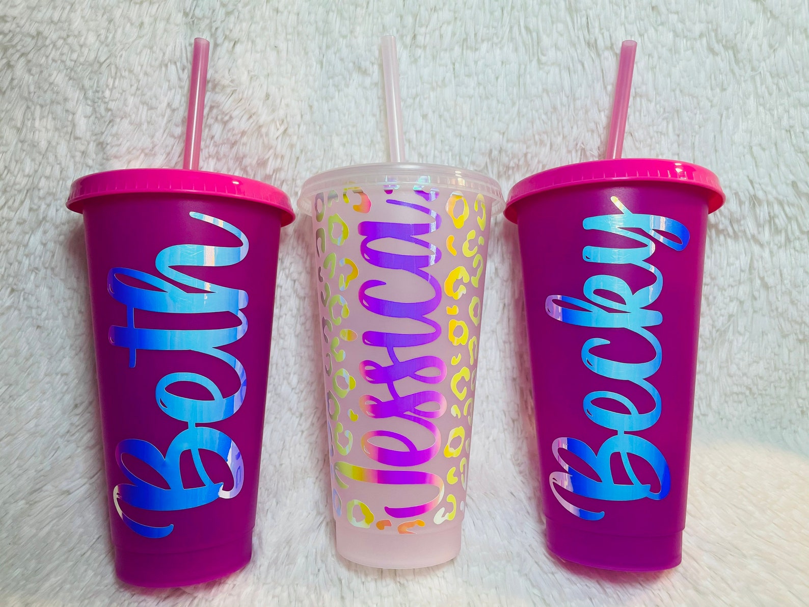 Color Changing Cold Cups Personalized Custom Name Etsy