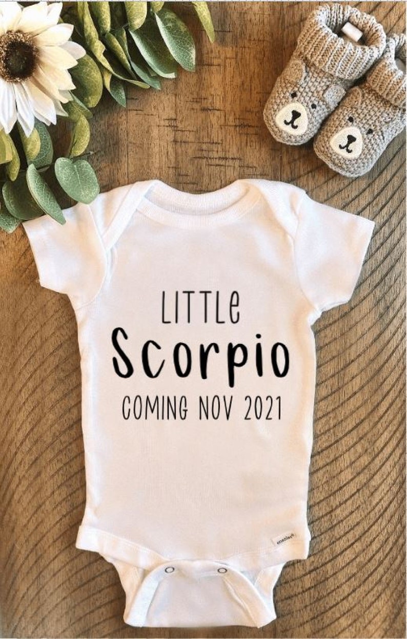 Horoscope Sign Baby Announcement Onesies\u00ae