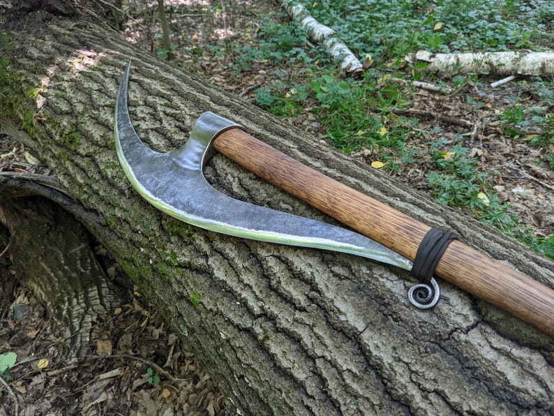 Bardiche Lochaber Axe Halberd Long Blade Ax Battleaxe Etsy Canada