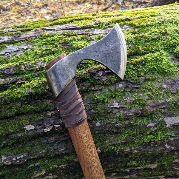 Francisca axe, "Class M", forged ax, handmade, Viking Battle Axe, Scandinavian ax, medieval weapons, dane ax, war ax, forged gifts, best man