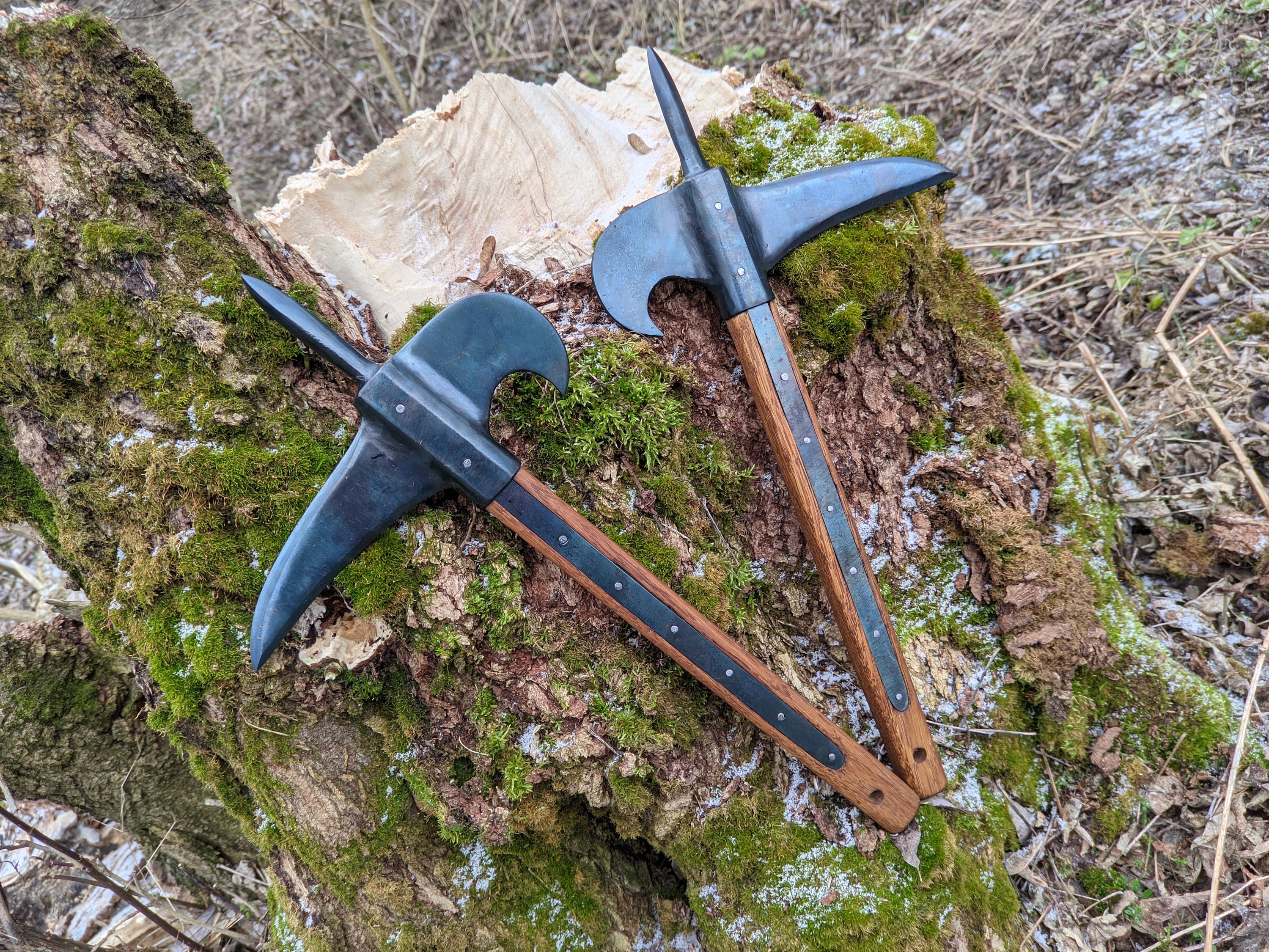 Fist Axe With Sharp Beard, Mini, Cleaver, Forged Ax, Small Hatchet