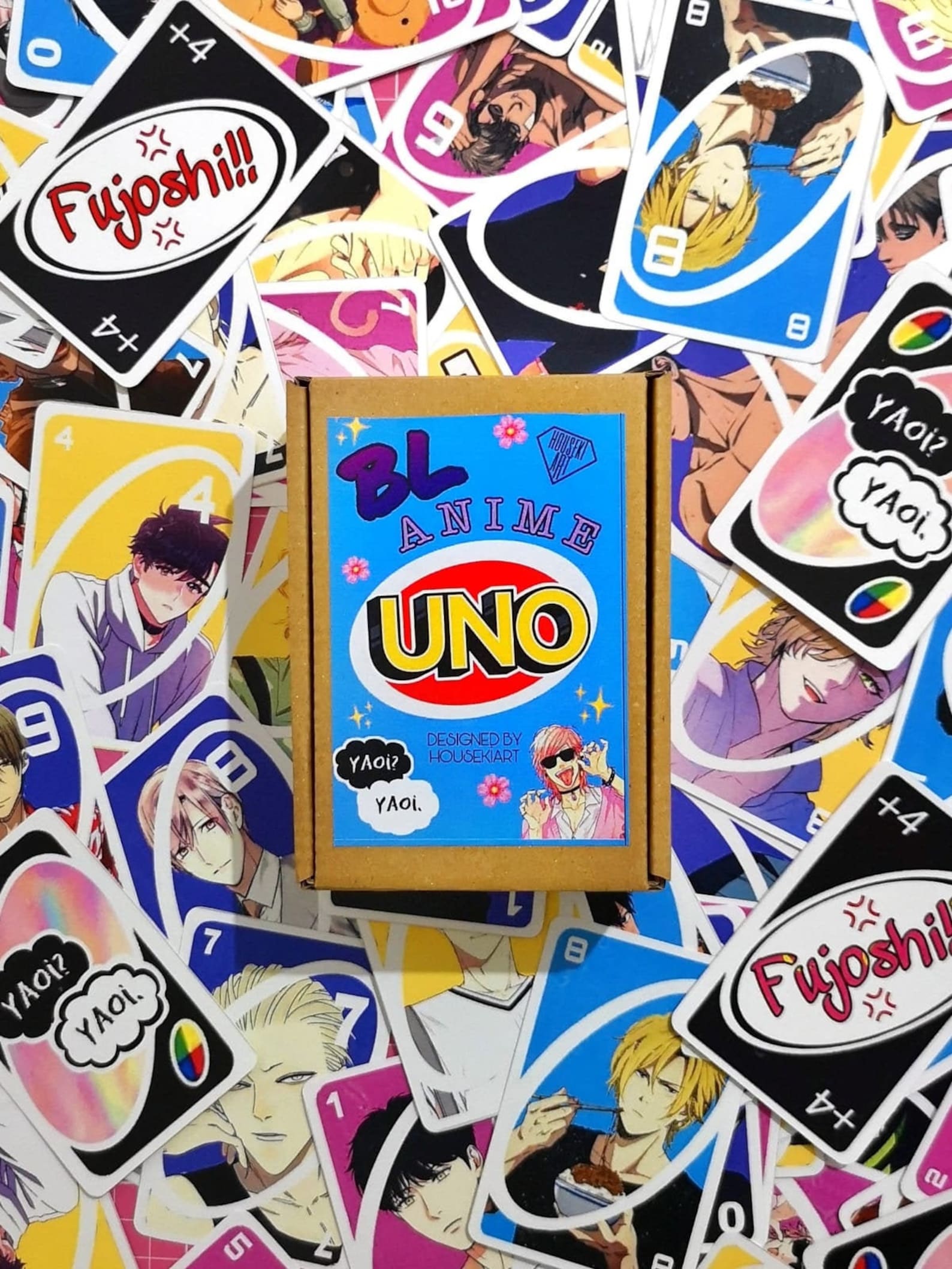 BL Yaoi Anime UNO playing card set model-3 / UNO/ anime / | Etsy