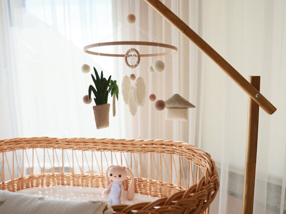 Bohemian baby crib hot sale