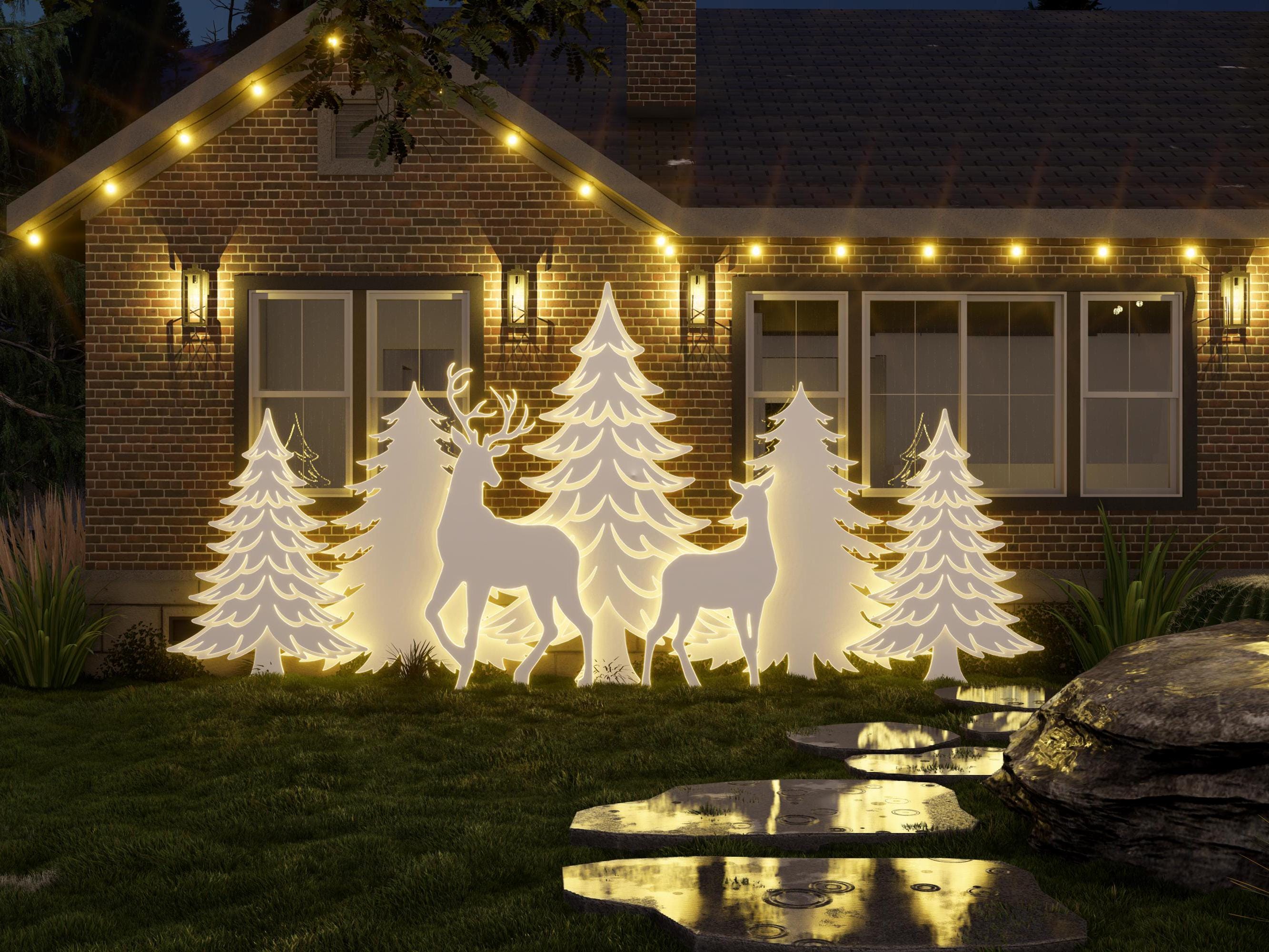 Weihnachtsdeko draußen