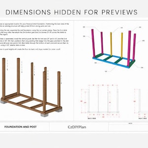 4x10 Firewood Shed Plans: Backyard Outdoor Log Store DIY Guide image 8
