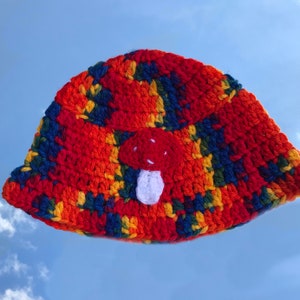 Psychedelic Crochet Mushroom Hat!