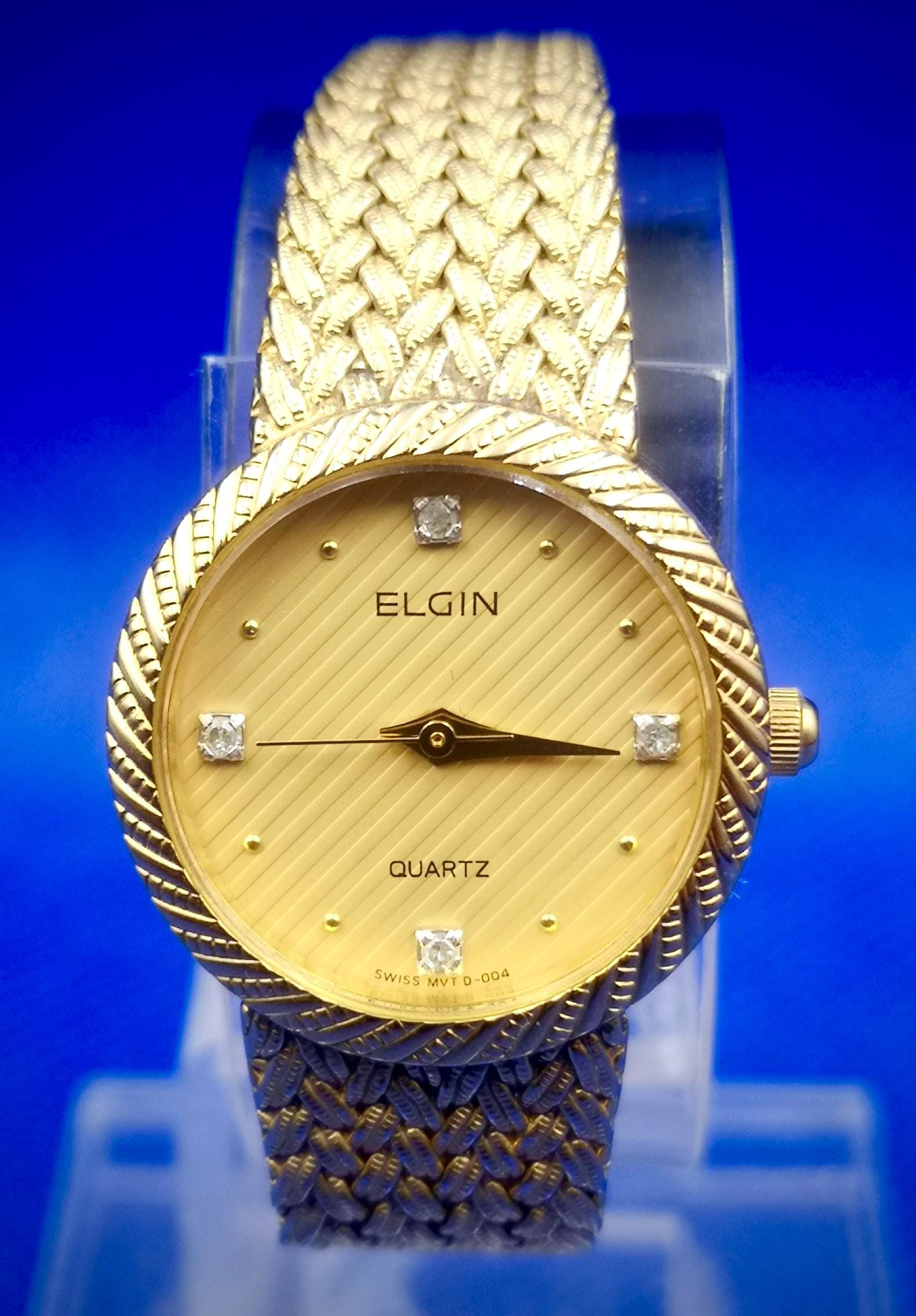 Vintage ELGIN Lady Quartz Watch. Swiss Movt. FK-279. A Few Vintage ELGIN Lady Quartz Watch. Swiss Movt. FK-279. A Few