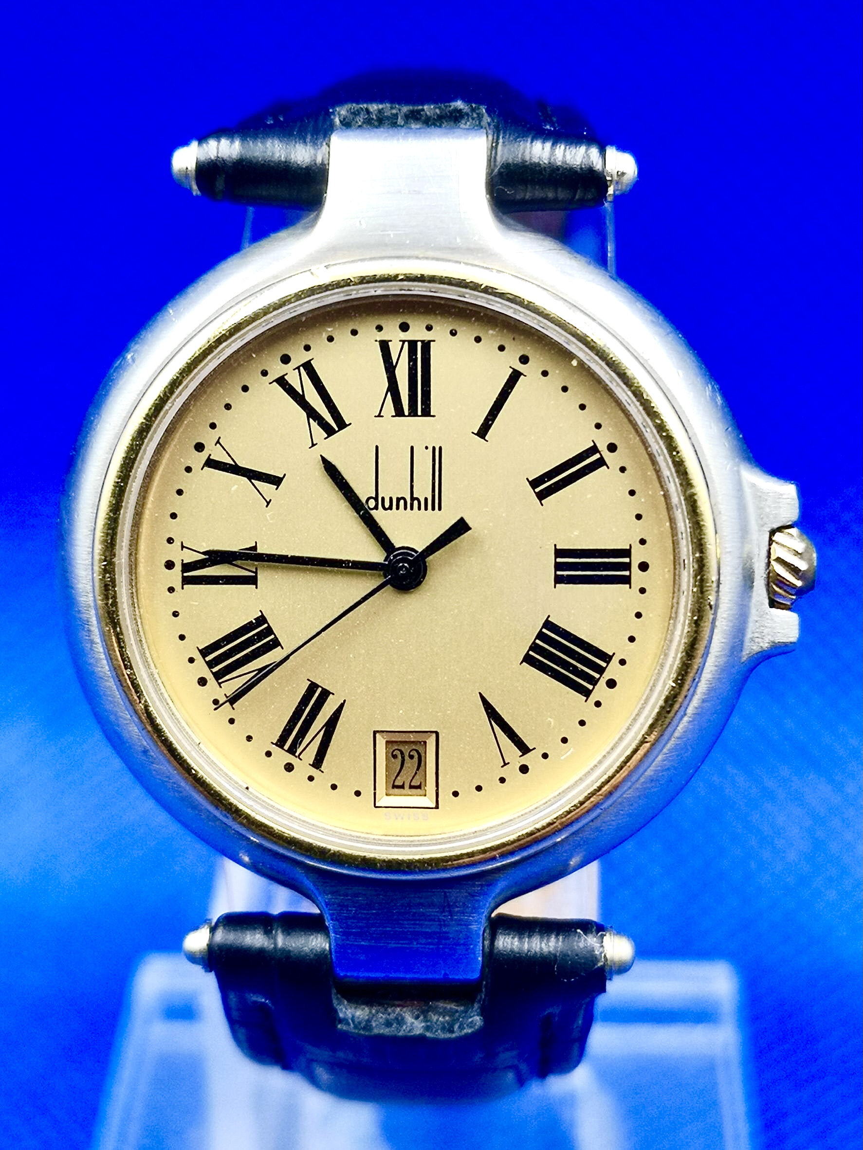 Stunning Ladies Vintage 18K Gold Plated DUNHILL MILLENNIUM Quartz  Wristwatch - Etsy India