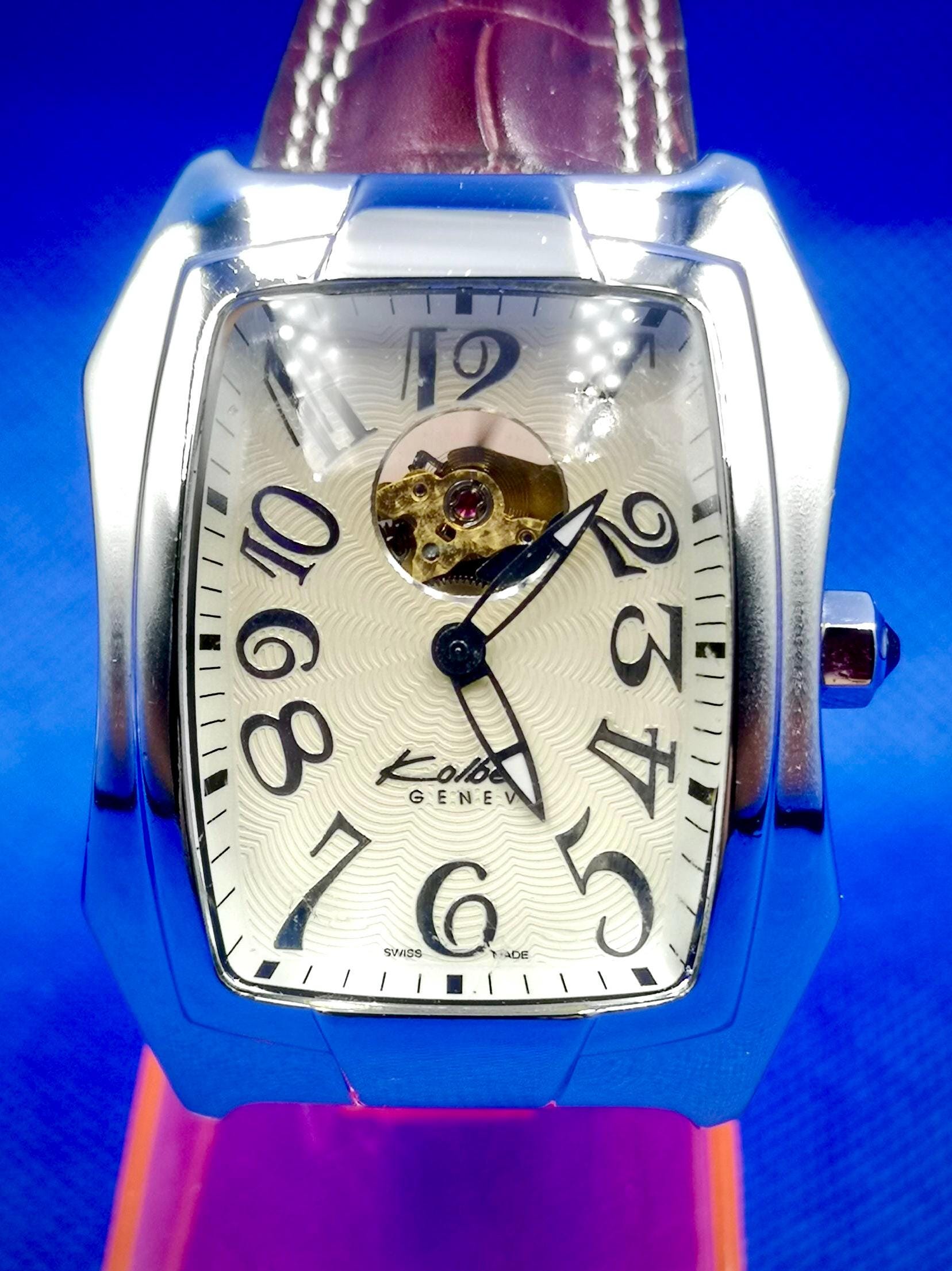 Vintage Kolber Geneve Automatic Men's Watch: Swiss Made, Show