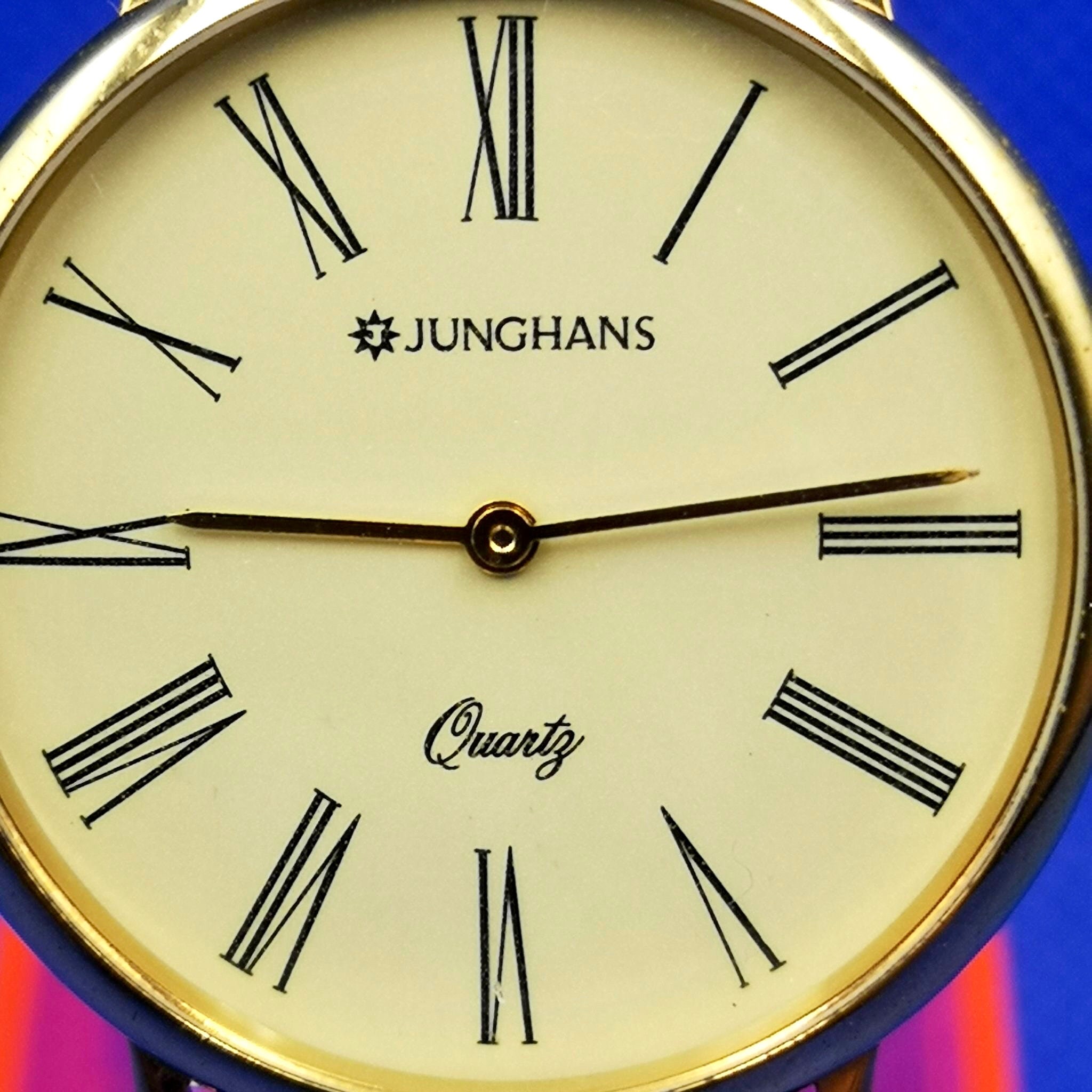 当時物 JUNGHANS ユニハンス クォーツ スイス製 ヴィンテージ
