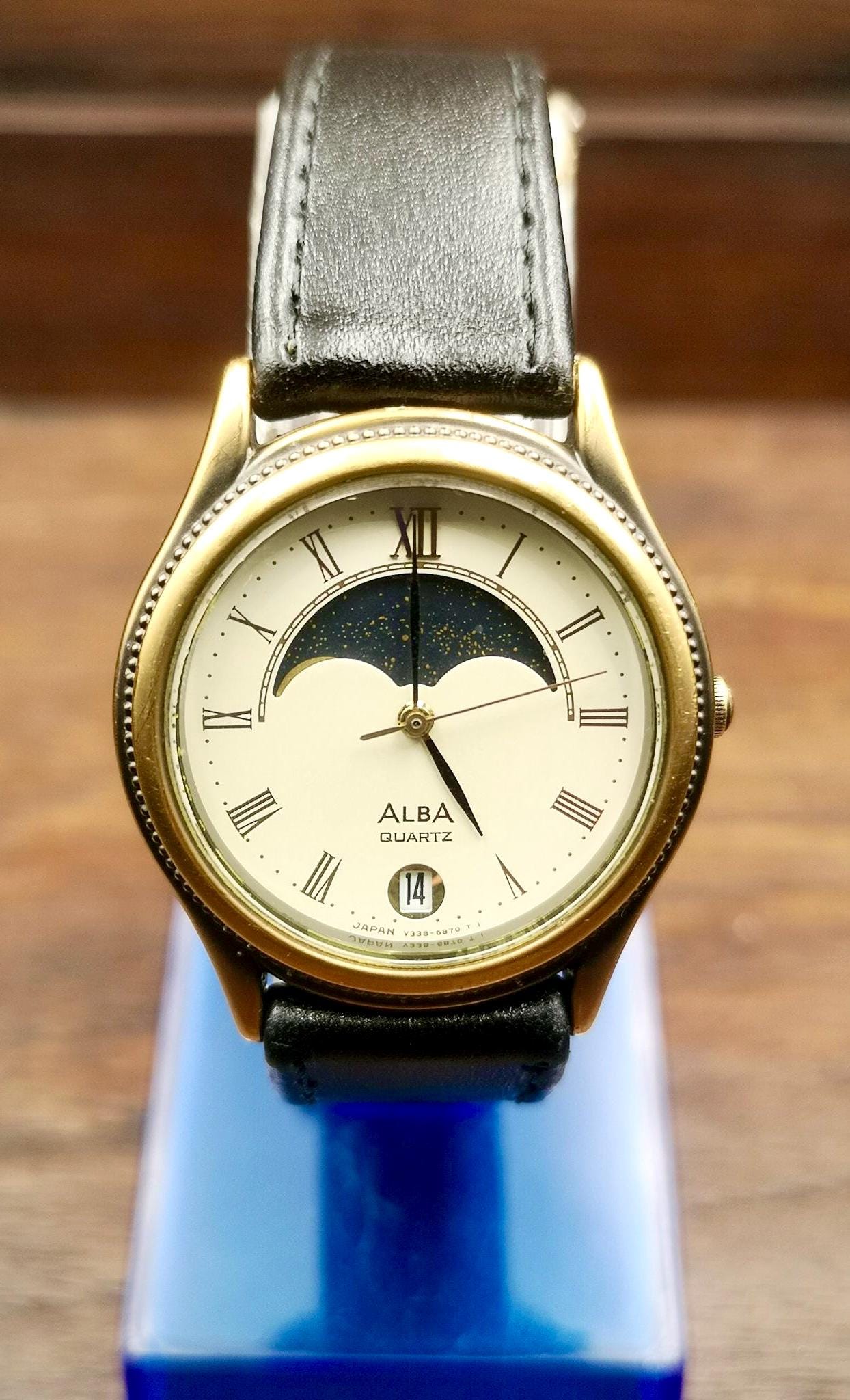 Moon Phase Watch Alba - Etsy