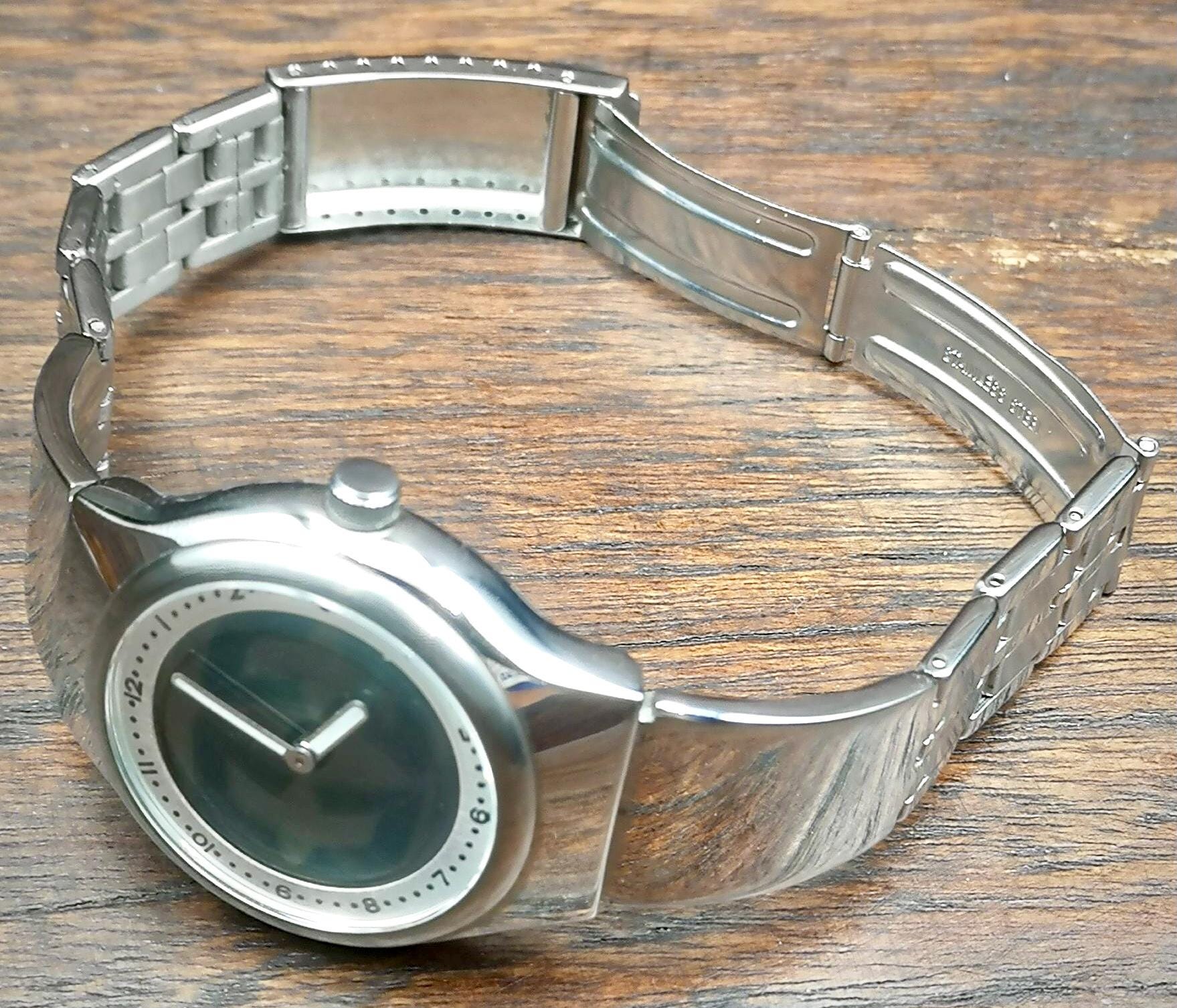 Vintage Fossil Big Tic Men Quartz Watch. JR-7843. Analog/digital