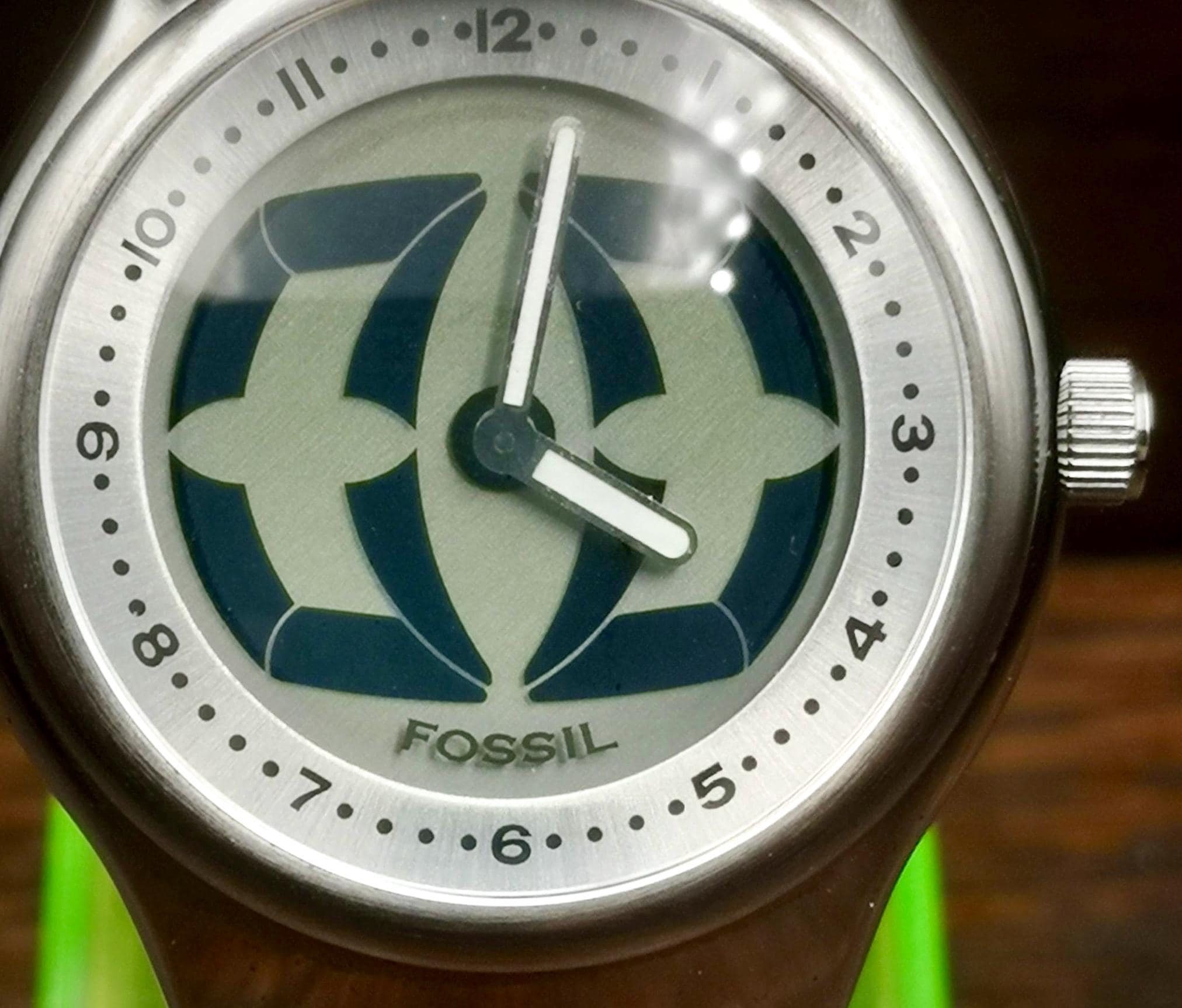Vintage Fossil Big Tic Men Quartz Watch. JR-7843. Analog/digital