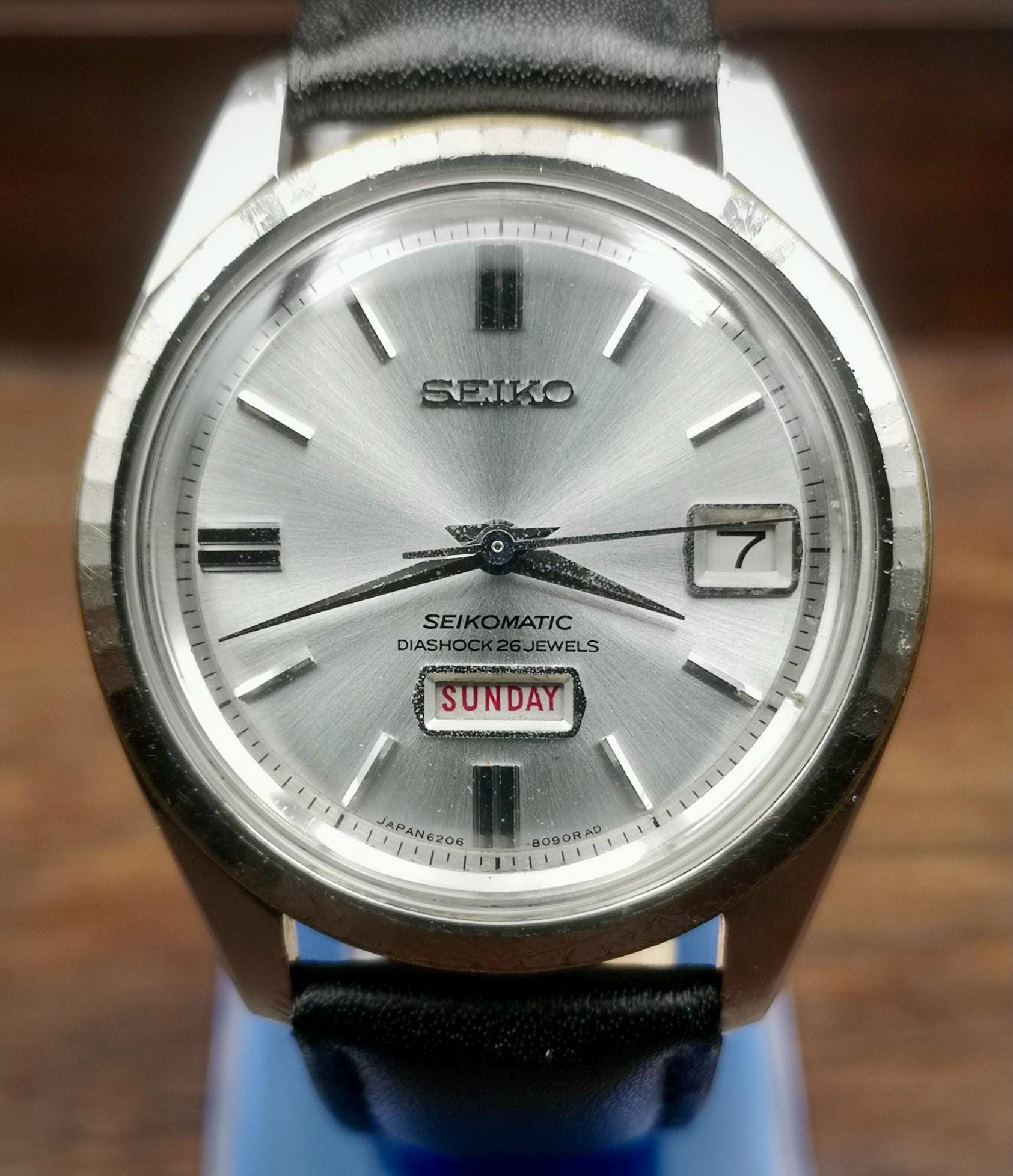 ◎⭐︎ SEIKOMATIC セイコー　6206-8080 DIASHOCK 時計 Rare Vintage Seiko Seikomatic 6206-8100 Diashock 26 Jewels