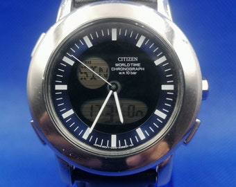 Vintage and Rare Citizen U010- S005434 World Time