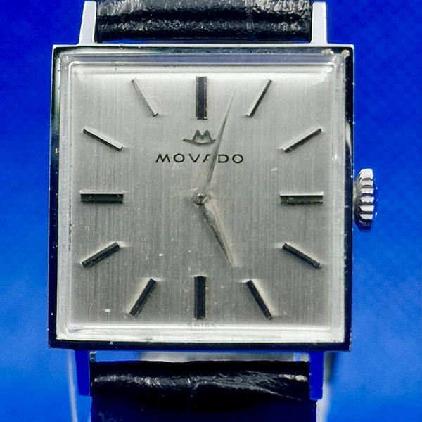 Vintage and Rare MOVADO hand-winding lady watch.