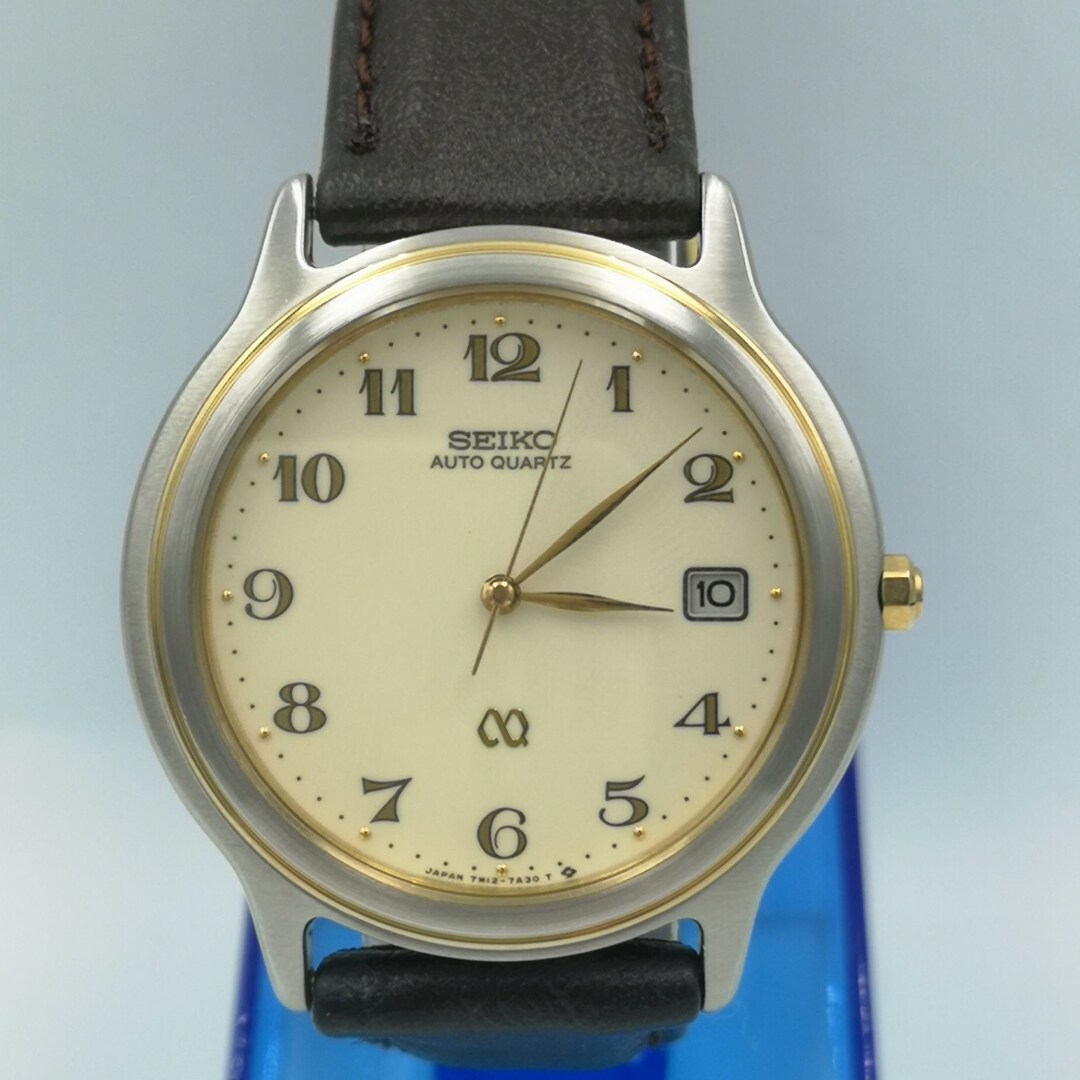 Vintage and Rare Seiko AUTO Quartz Watch. 7M127A10 Etsy