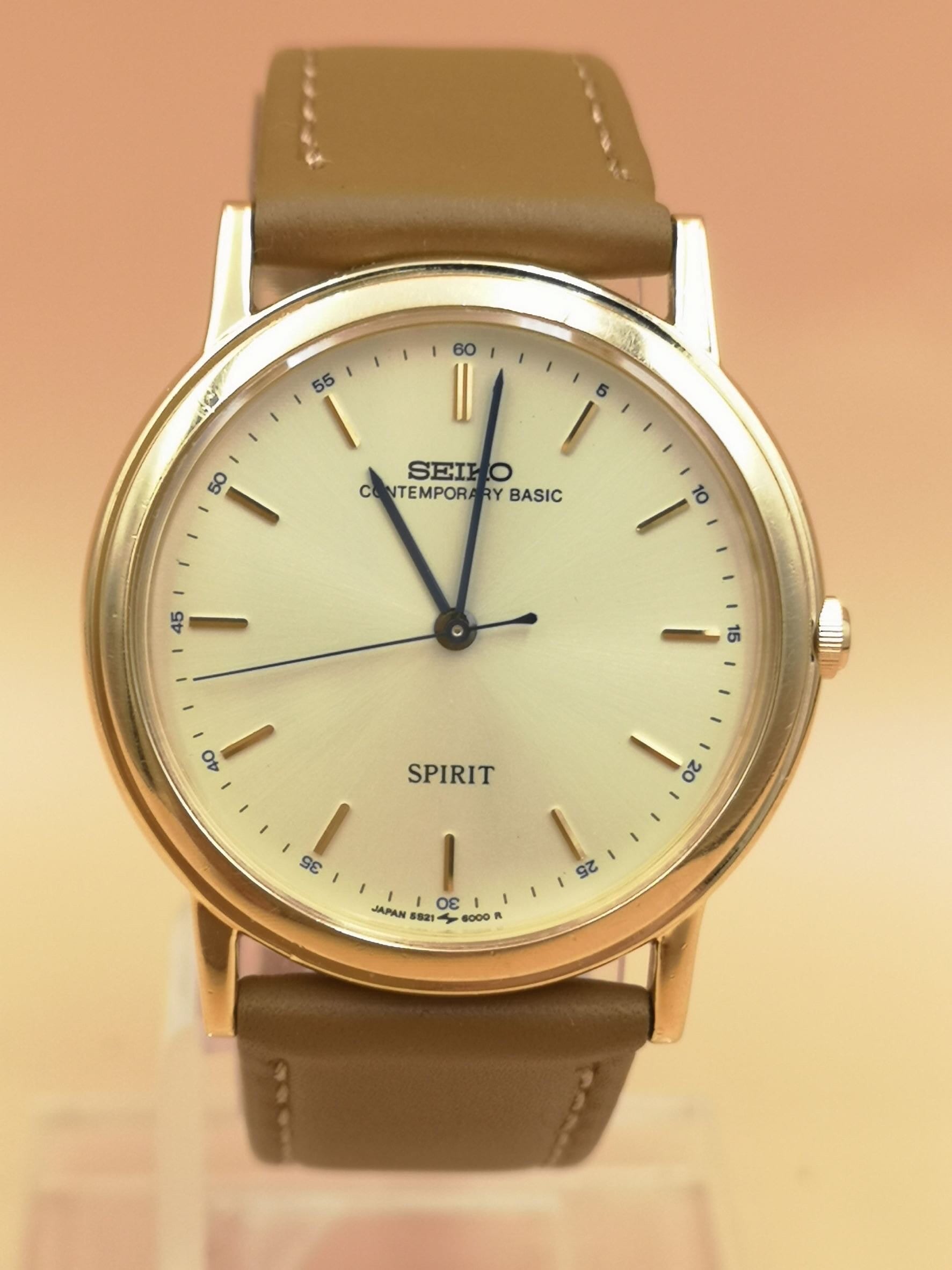 Vintage and Rare Seiko Contemporary Basic Spirit Watch - Etsy