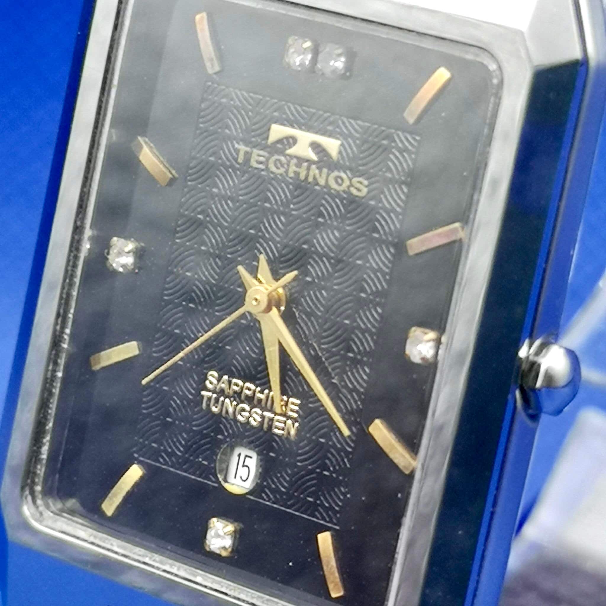 Vintage Technos Swiss Sapphire Tungsten Lady Watch. - Etsy