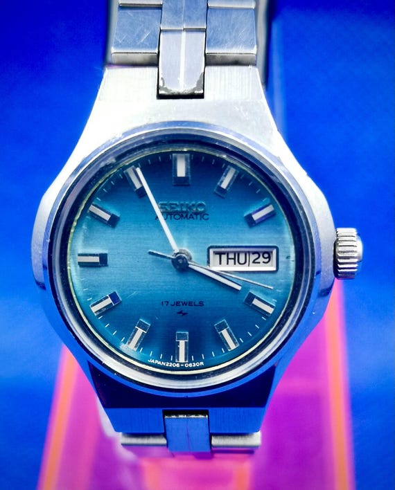 【SEIKO】Quartz Blue Dial Ladies Watch Seiko Ladies Watch Quartz Blue Dial Stainless Steel Sapphire
