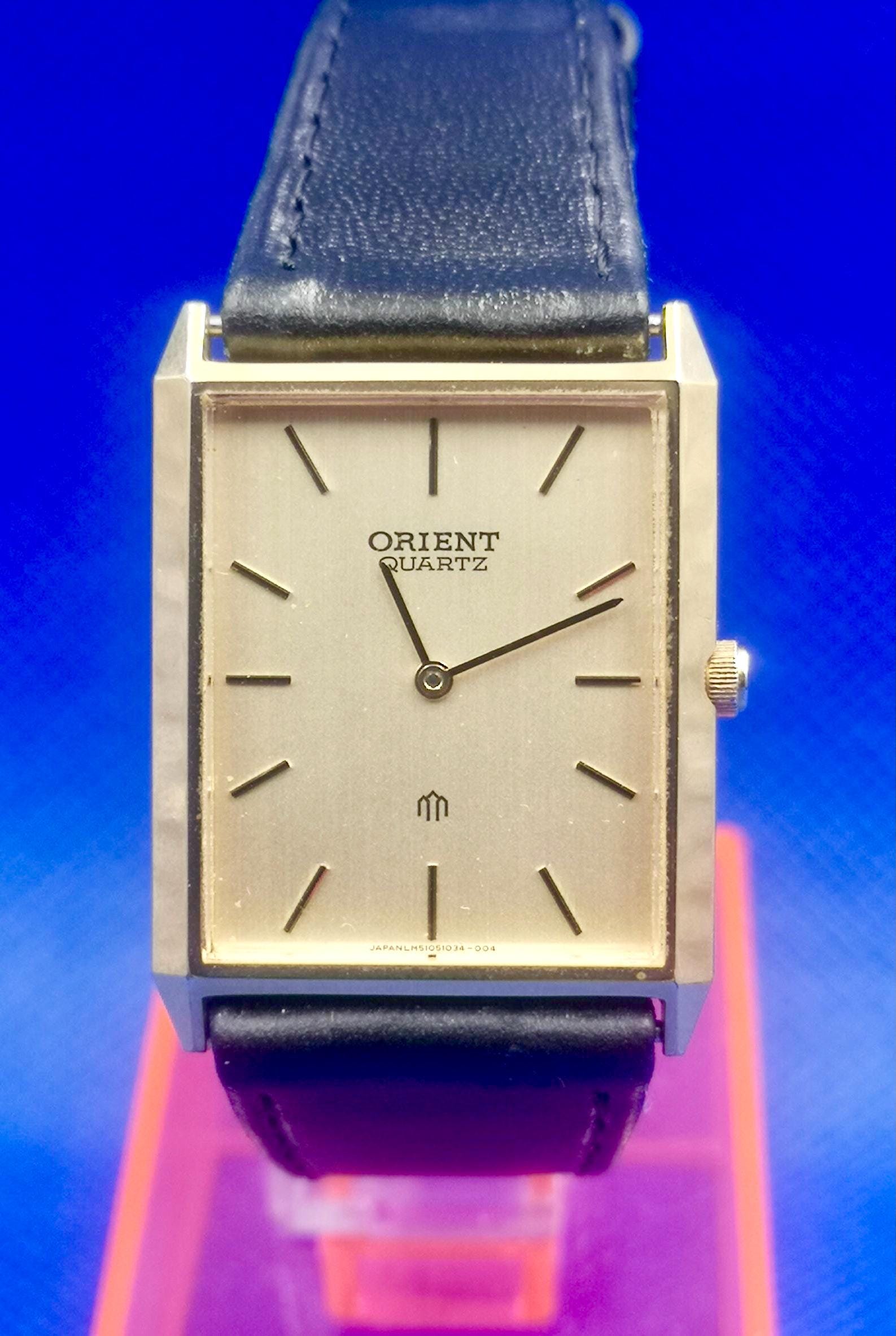 Vintage Orient GP Unisex Quartz Watch. Etsy
