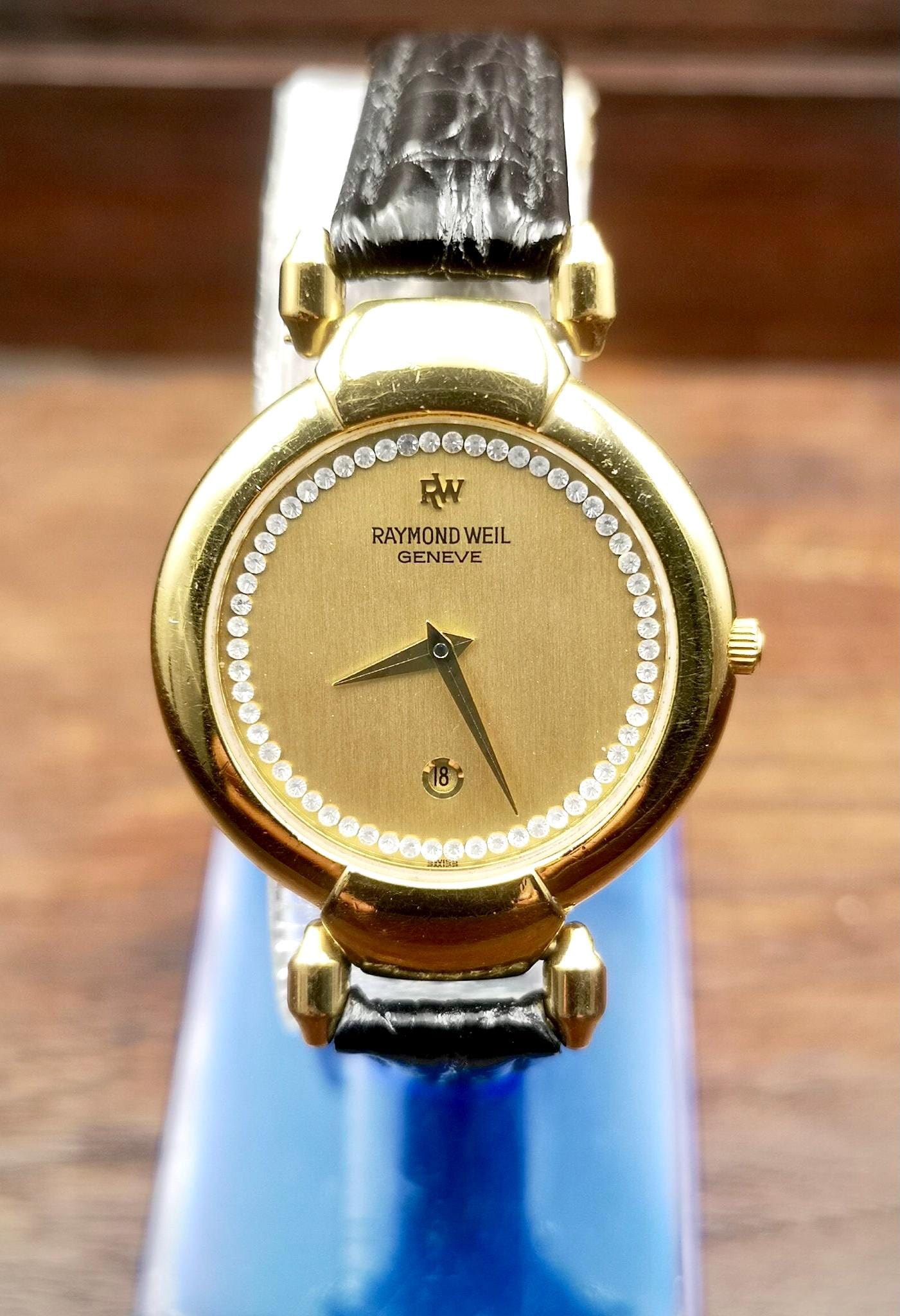 Raymond weil 18k gold watch - Etsy 日本