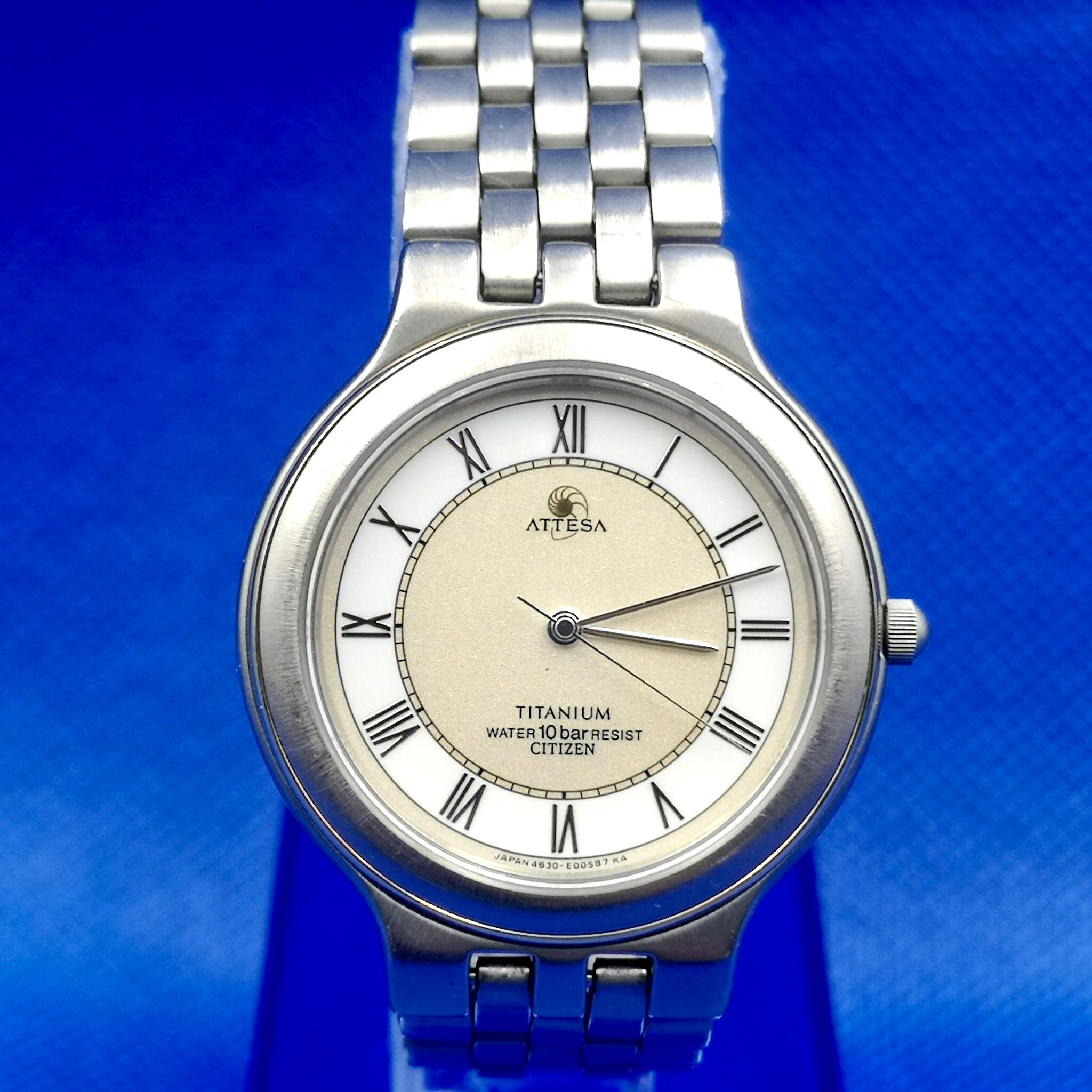 Attesa titanium watch new arrivals