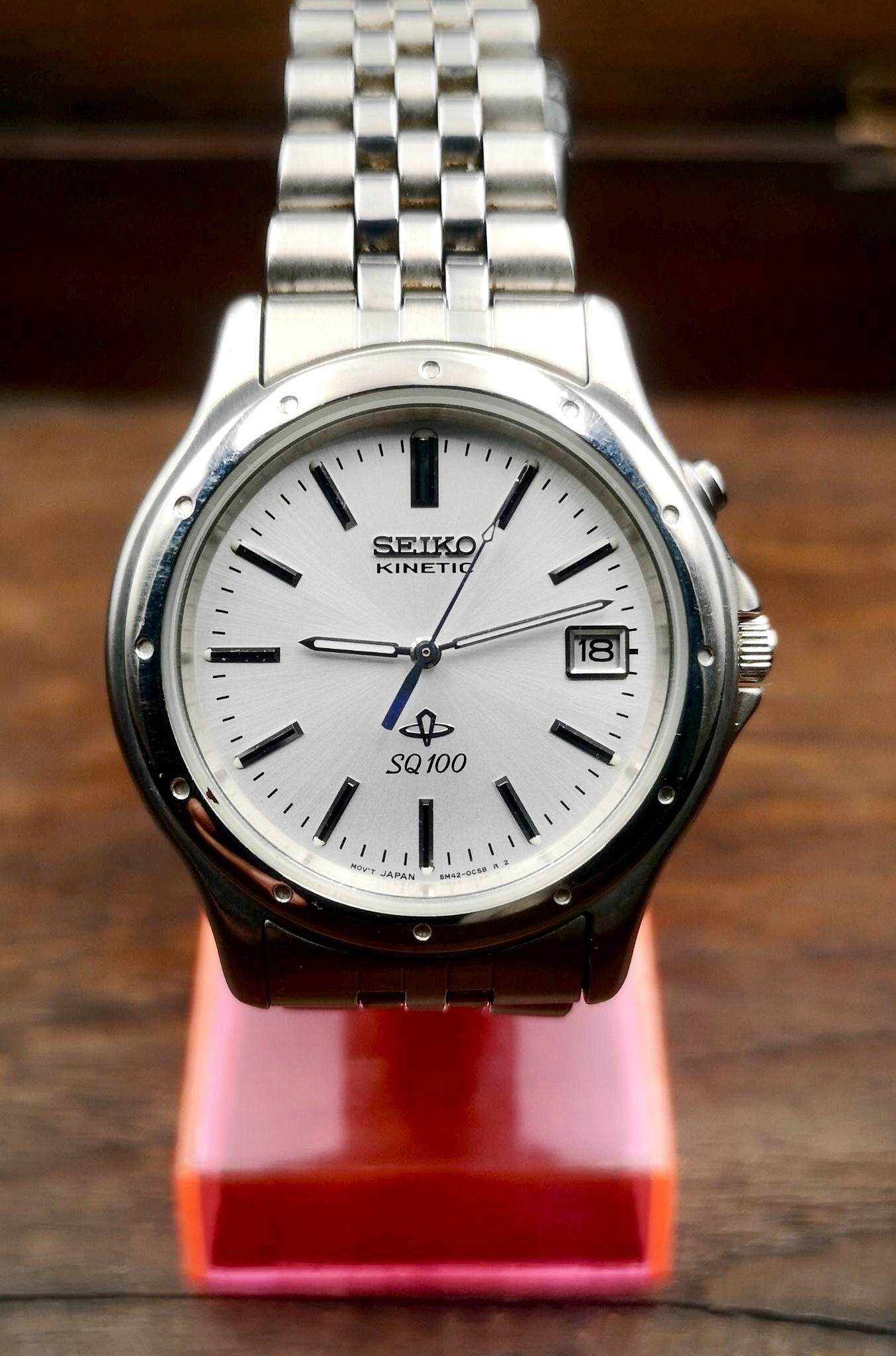 【稼働品　極美品】セイコー SQ100 ロイヤルオーク　デカゴン 腕時計 Seiko sq100 - Etsy 日本