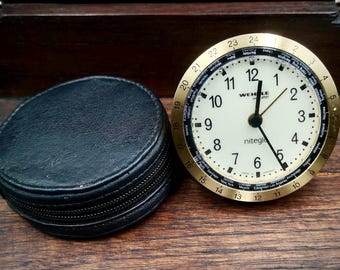 Wehrle 3-in-1 Alarm Clock With Half-hourly Chime, Hourly Chime and