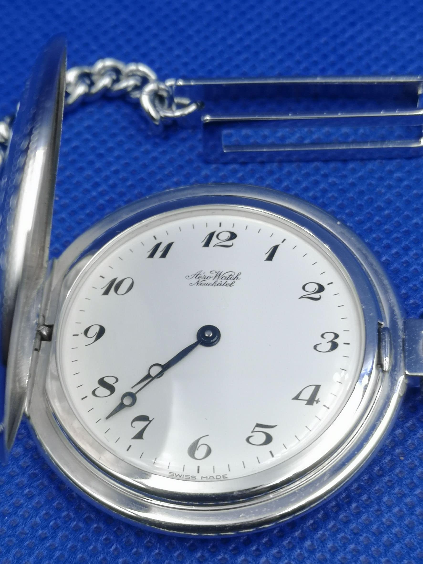 Vintage and Rare Aero Watch Neuchatel Pocket Watch. Hand winding Etsy