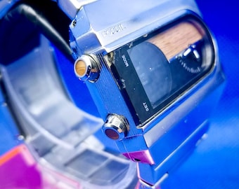 Vintage and Rare Fossil Two Systems Men's Quartz Watch. JR