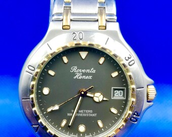 Roventa Henex Gold Plated Swiss Made Tank Dim 22mm Ladies