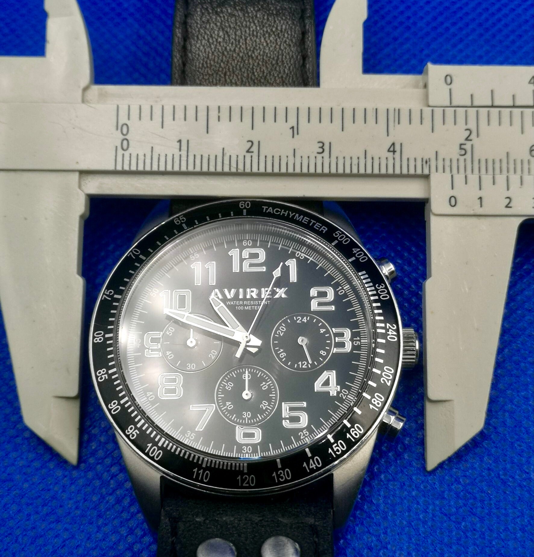 Vintage AVIREX Chronograph Men's Quartz Watch. AX007M - Etsy