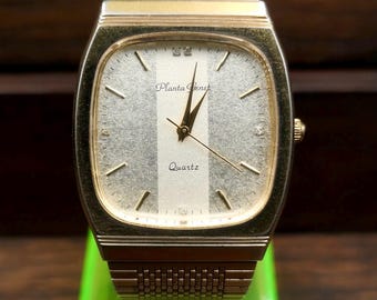 Vintage Planta Genet unisex quartz watch. PG-124-C