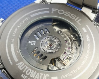 Vintage Fossil Automatic Men's Watch: ME-1029, Day/Month Dial